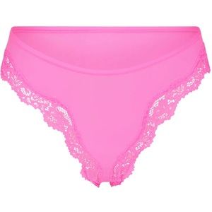 NEW Skims Fits Everybody Lace Tanga in Taffy